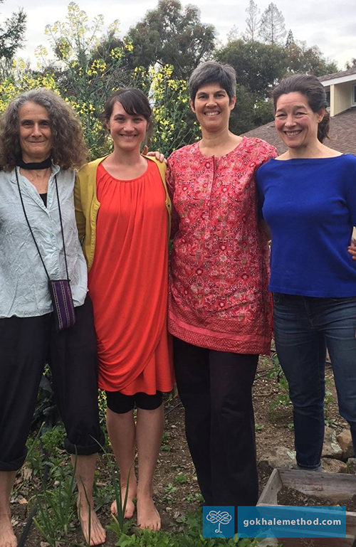 Tegan Kahn with members of her Gokhale Method teacher training cohort.